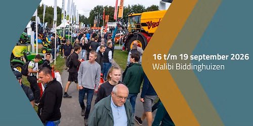 AgroTechniek Holland & GroenTechniek Holland — open-dag in Biddinghuizen
