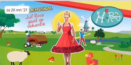 Musical juf Roos gaat op vakantie — theater in Biddinghuizen